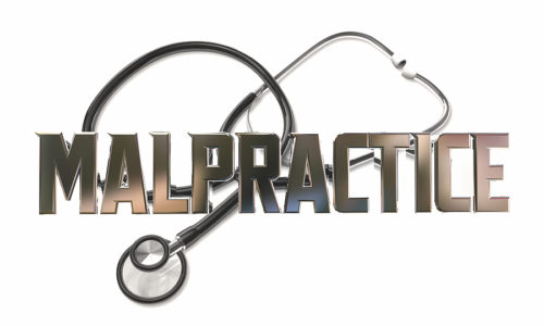 "Malpractice" and stethoscope