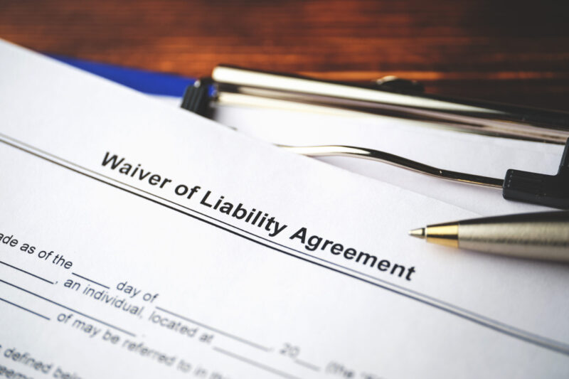 "Waiver of Liability Agreement"