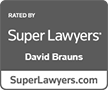 super lawyers logo for David Brauns