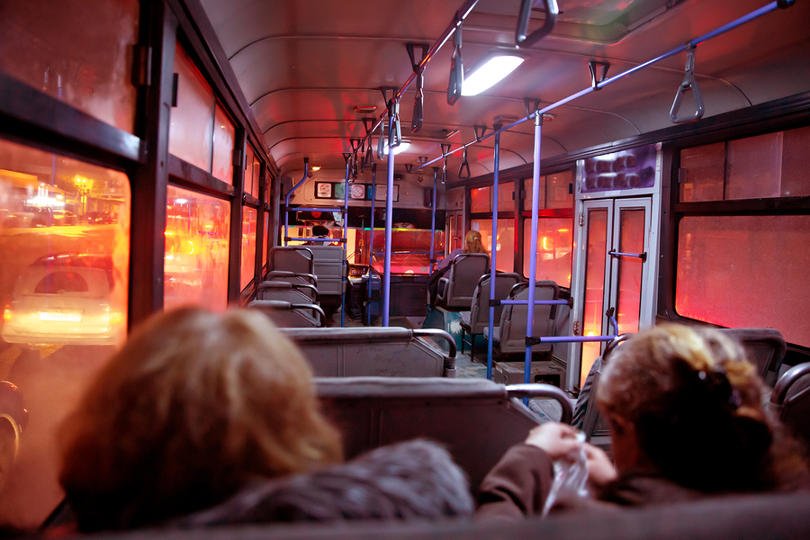 passengers on an Atlanta public bus
