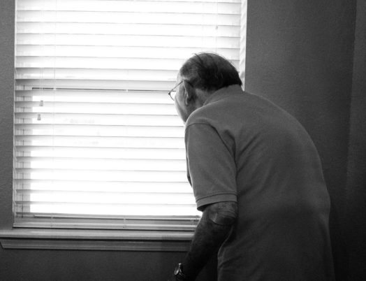 elder in a nursing home