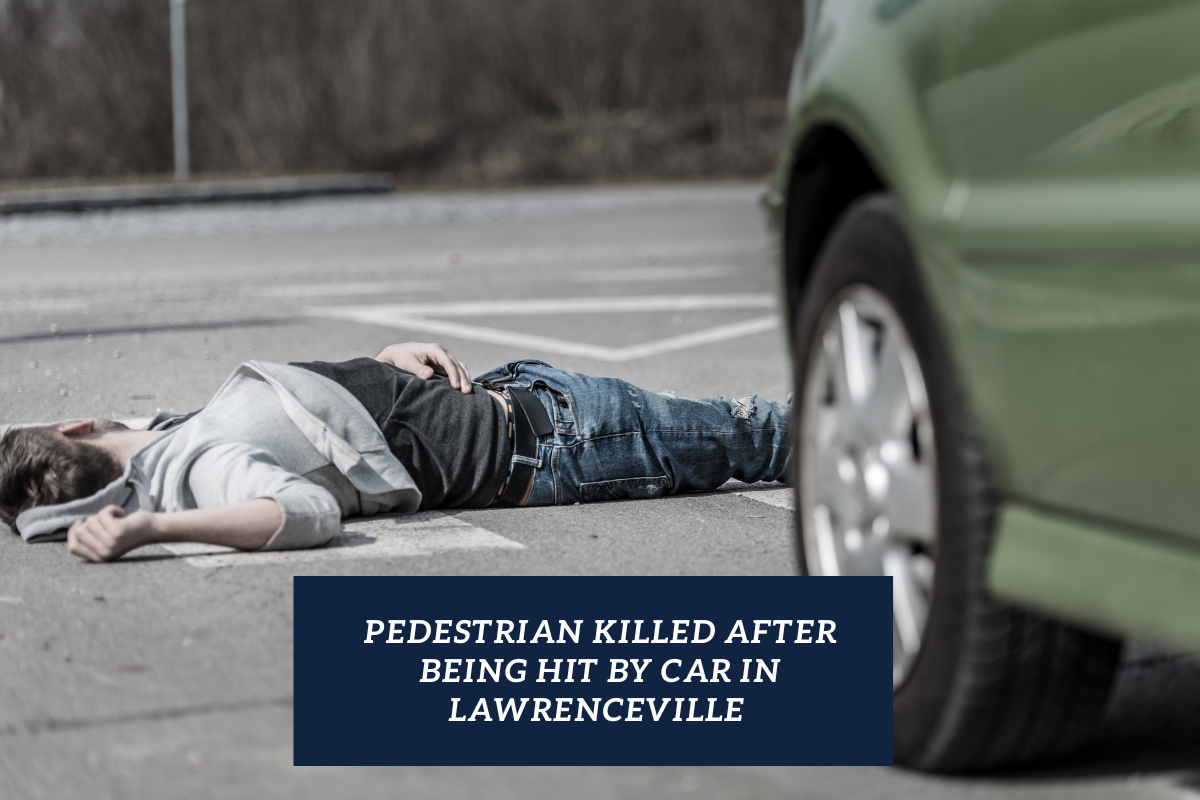 pedestrian lying on the highway after being hit by a car